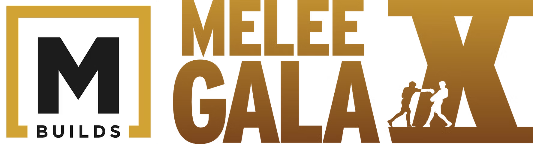 2025 Melee Gala X Logo Full Colour White Box M Builds Logo